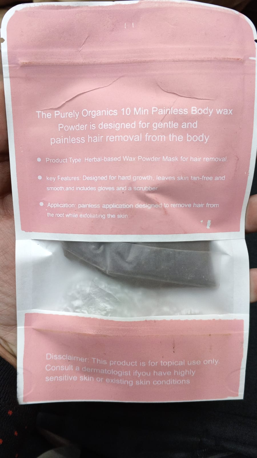 Meeoow Club 10 Min Painless Body Wax – Orange Hair Removal Powder for Smooth Skin - 100g Rs 272