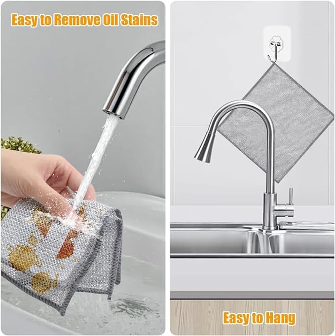 Combo Pack 2 In 1 Dumpling Maker + Dishwashing Rug | Best Samosa Maker & Metal Wire Dish Washing Rugs For Kitchen (random Color)