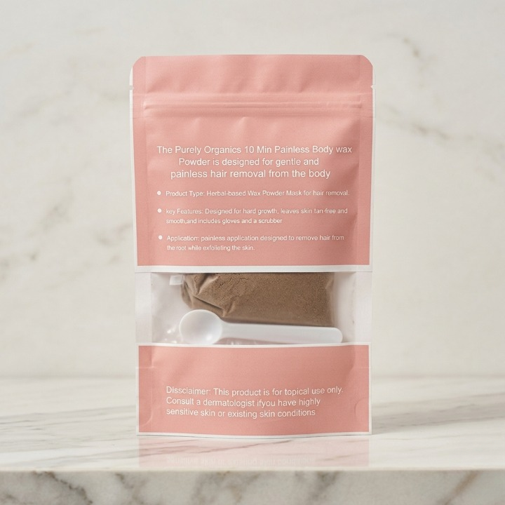 Meeoow Club 10 Min Painless Body Wax – Orange Hair Removal Powder for Smooth Skin - 100g Rs 272