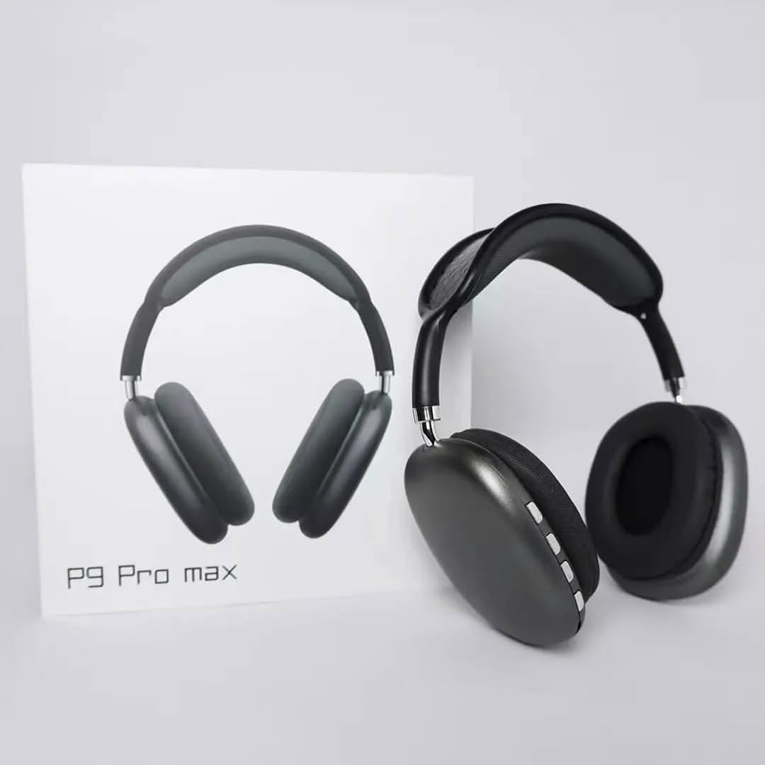 P9 Wireless Headphones | Bluetooth Over-Ear | High Bass & Clear Sound | Foldable & Portable | Noise Reduction - P9 China (Random Colour)