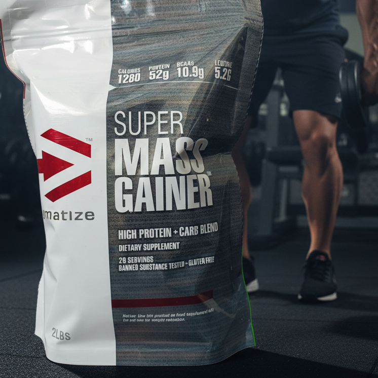 Dymatize Super Mass Gainer – High Protein & Carb Blend Weight Gainer Powder (2 lbs, 29 Servings)